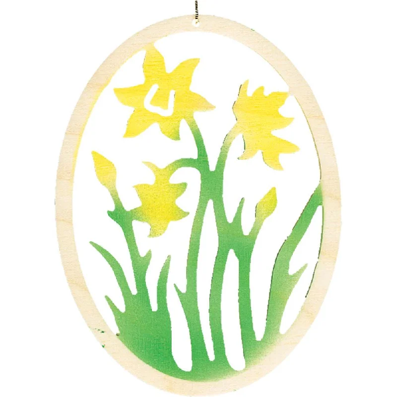 Daffodil Ornament, painted by Taulin