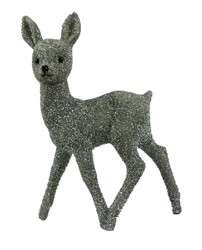 Deer, silver beaded, Plastic Figure by Ino Schaller