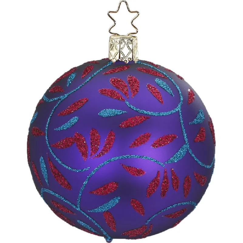 Delights Ball, purple with red by Inge Glas of Germany