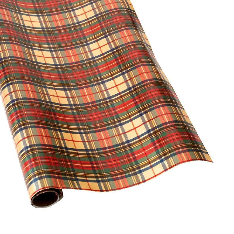 DRESS STEWART TARTAN GOLD FOIL