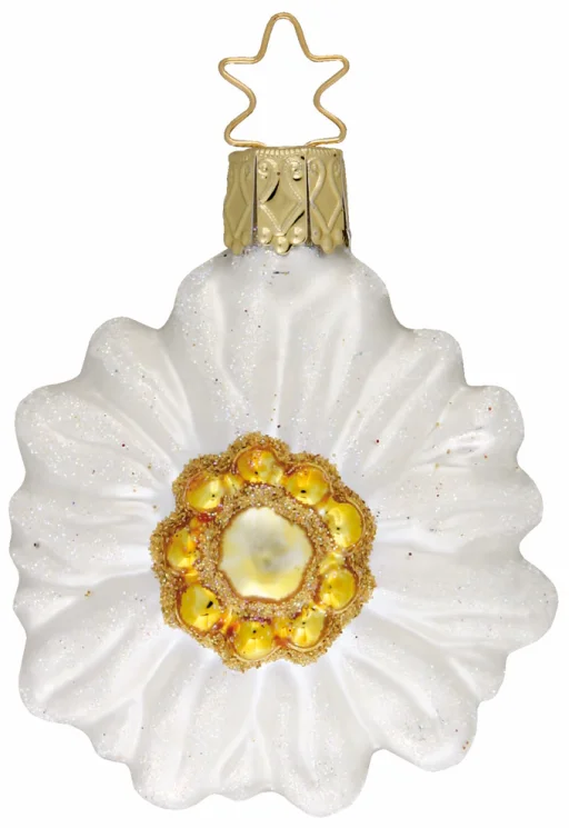 Edelweiss Blume Ornament by Inge Glas of Germany