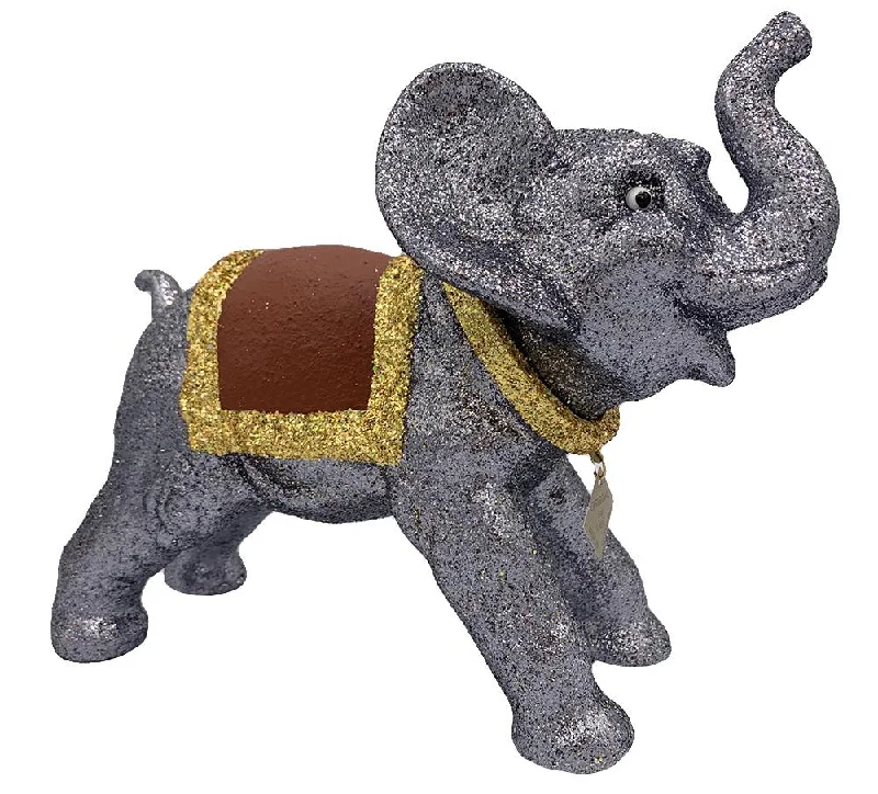 Elephant Glittered Figurine by Ino Schaller