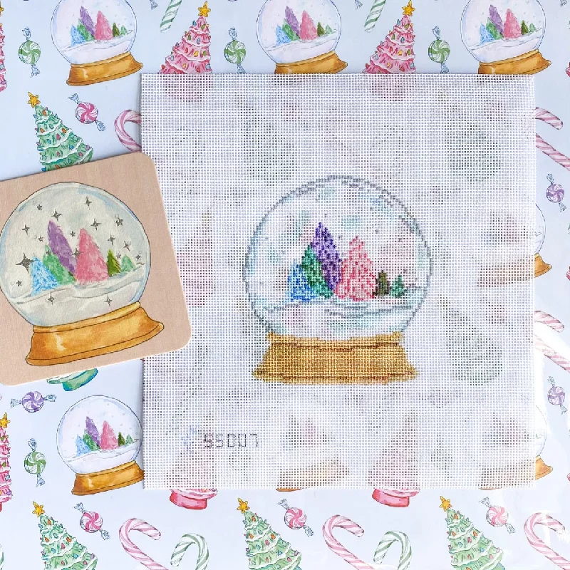 Emily Quigley: Snow Globe Needlepoint Canvas