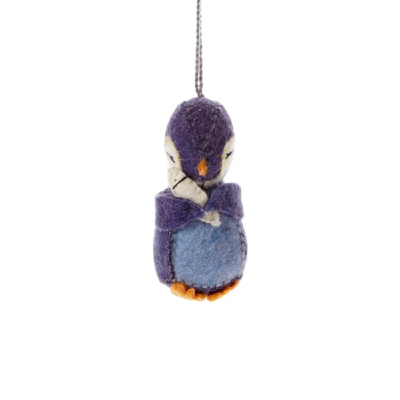 Felt Penguin Ornament