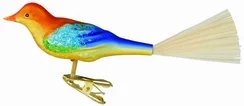 Fiesta Singer Bird Ornament by Inge Glas of Germany