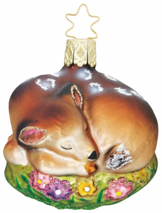 Forest Dreams Deer Ornament by Inge Glas of Germany