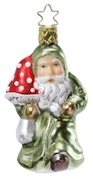 Forest Luck Santa Ornament by Inge Glas of Germany