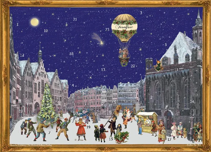 Frankfurt Advent Calendar by Richard Sellmer Verlag