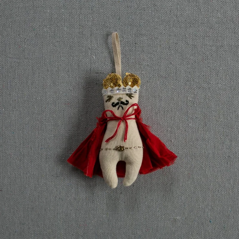 Freddie Mercury Mouse Cotton-Filled Ornament