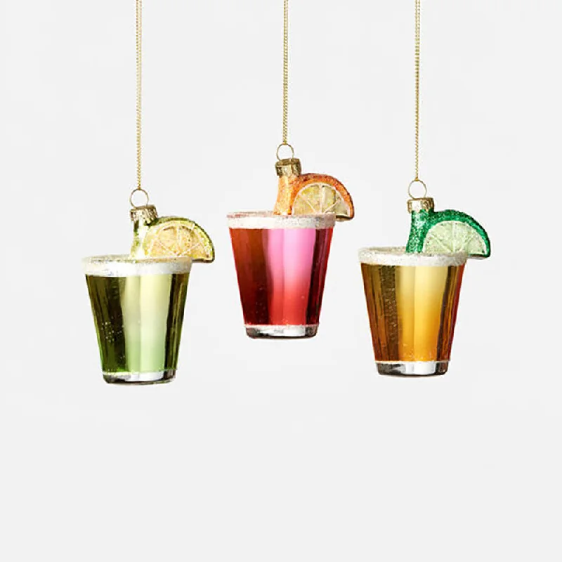 Fruit Juice Cocktail Ornament 3.5"