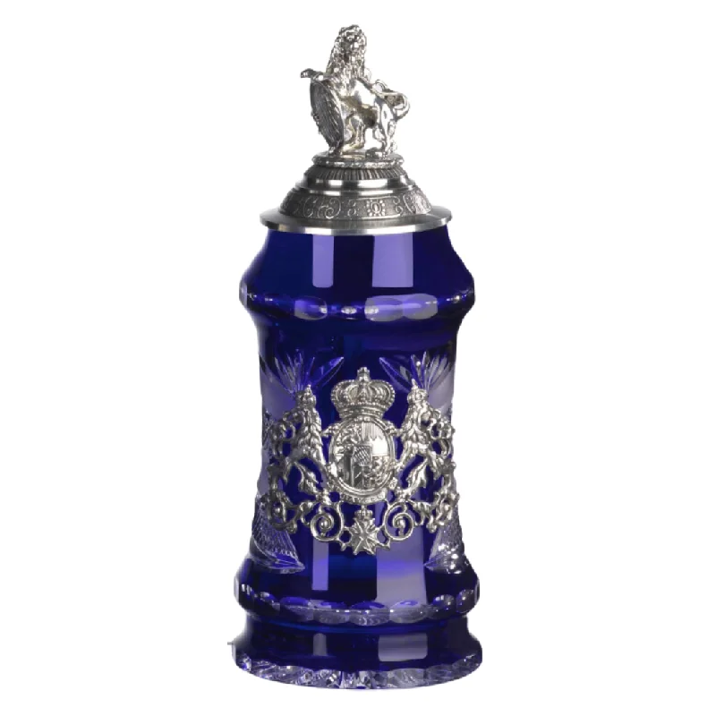 Lord of Crystal Bavaria Stein, blue by King Werk GmbH and Co