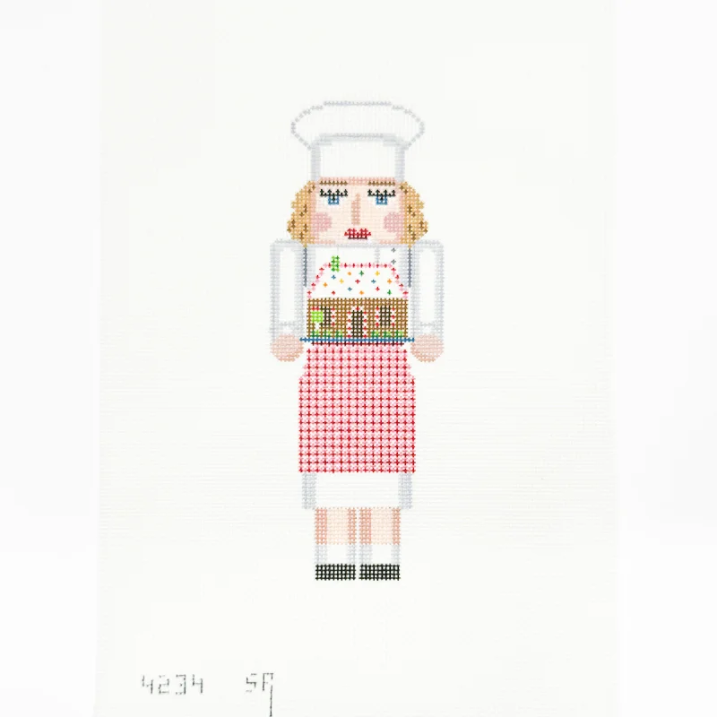 Gingerbread Baker Nutcracker (Female) 7"