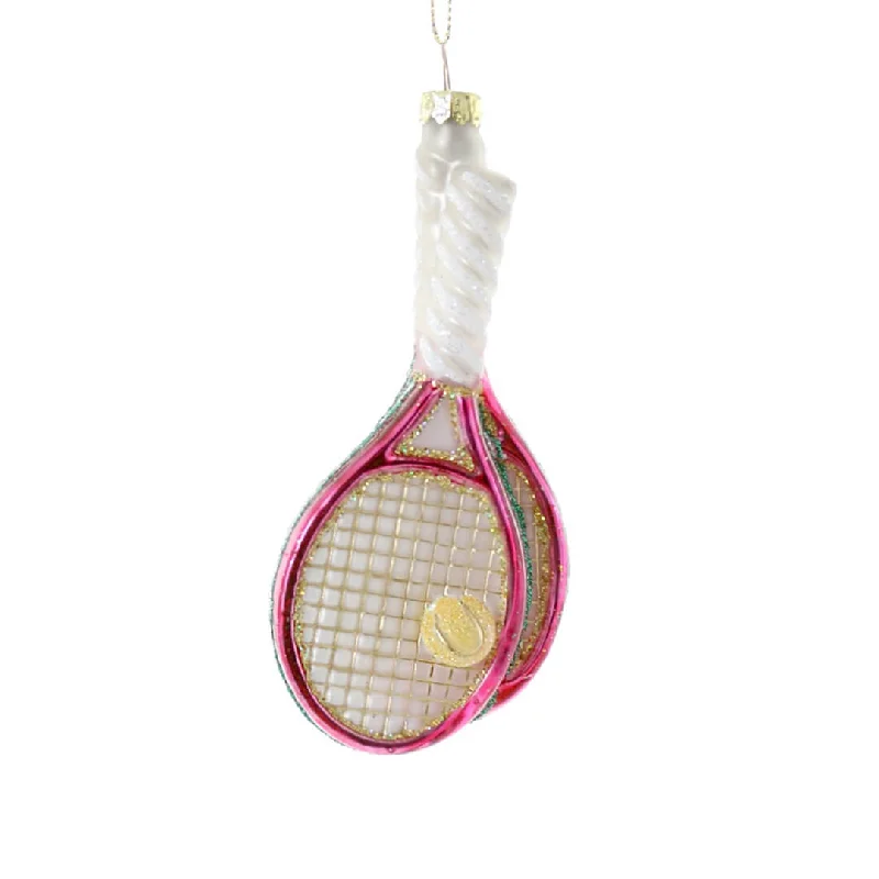 Tennis Racket Ornament 5"