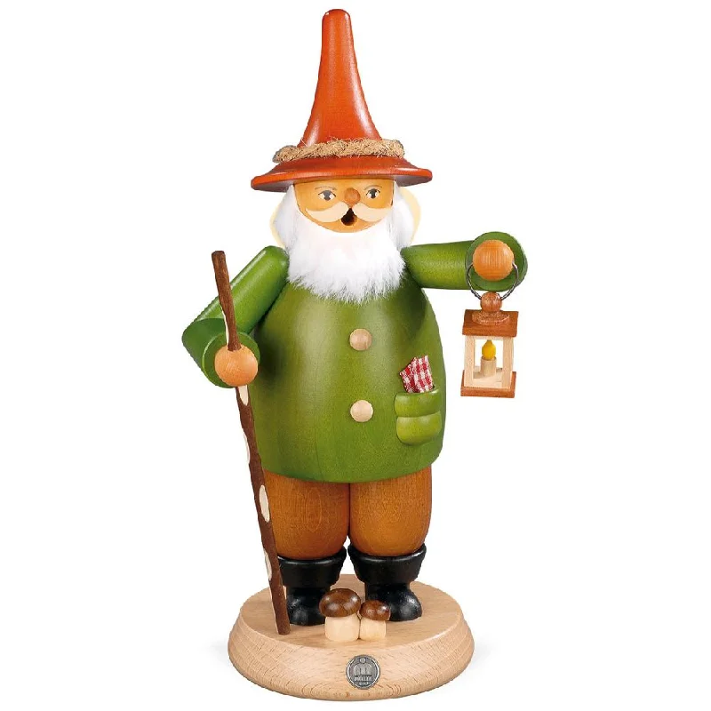 Gnome with Lantern Smoker by Mueller GmbH