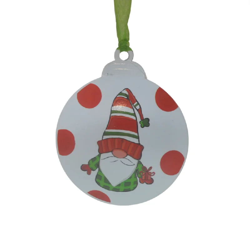 GNOME SWEET GNOME METAL ORNAMENT