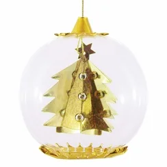 Glimmer Tree Foil Ornament, gold by Resl Lenz