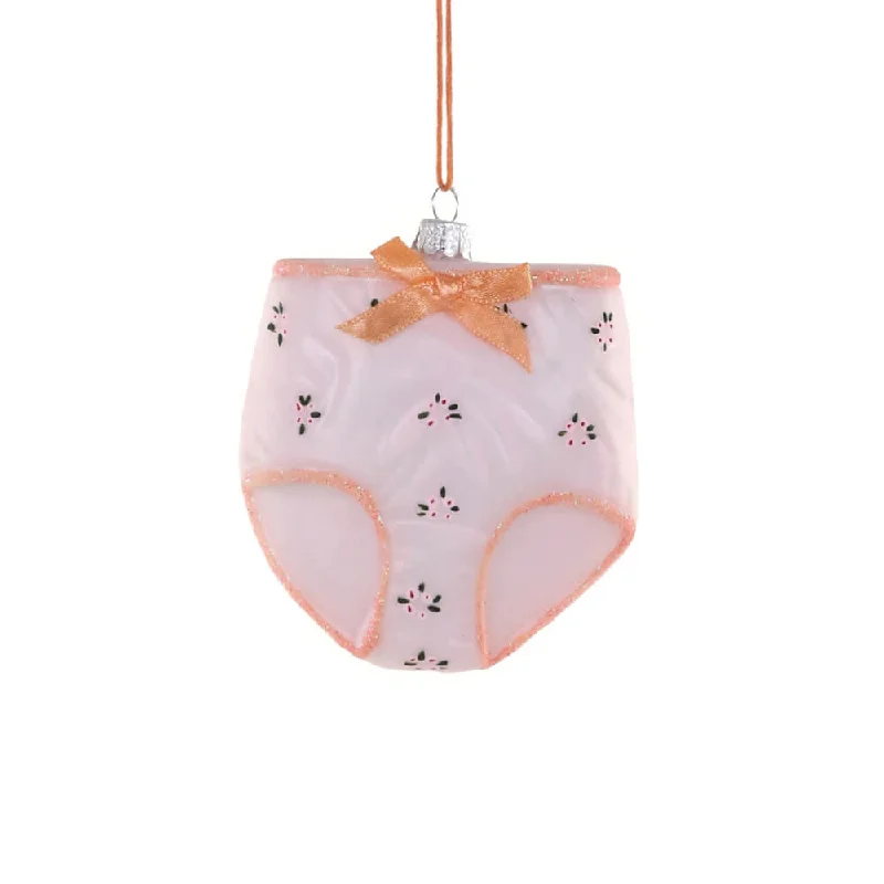 Granny Panties Ornament 4"