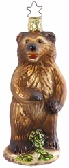 Grizzly Bear Ornament by Inge Glas of Germany