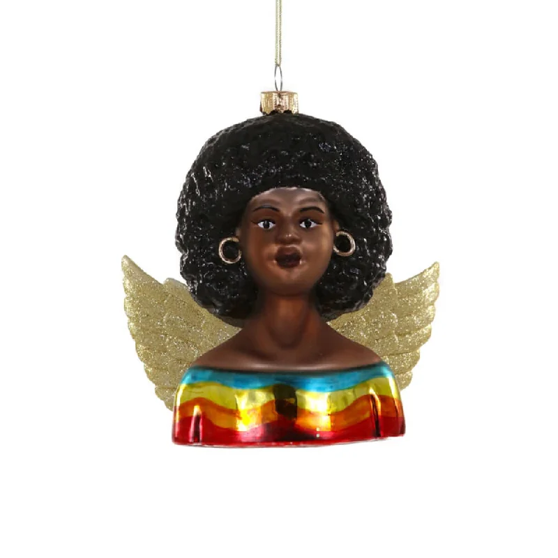 Groovy Angel Ornament 5.25"