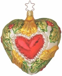 Heart of Humanity Ornament by Inge Glas of Germany