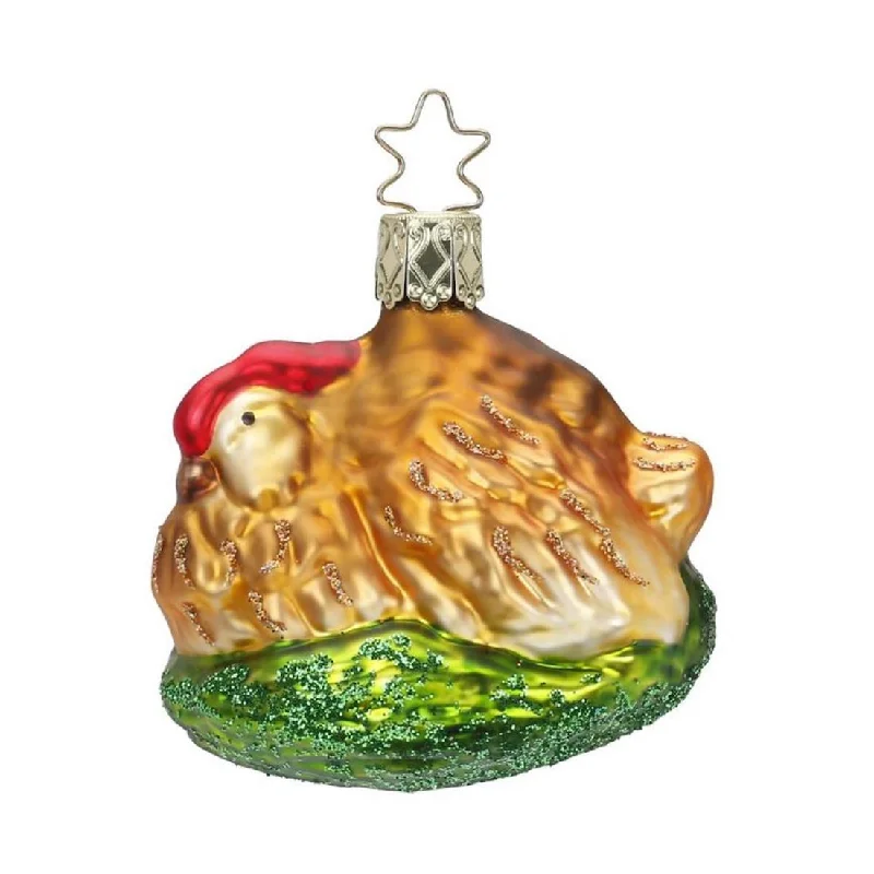 Hen Berta Ornament by Inge Glas of Germany