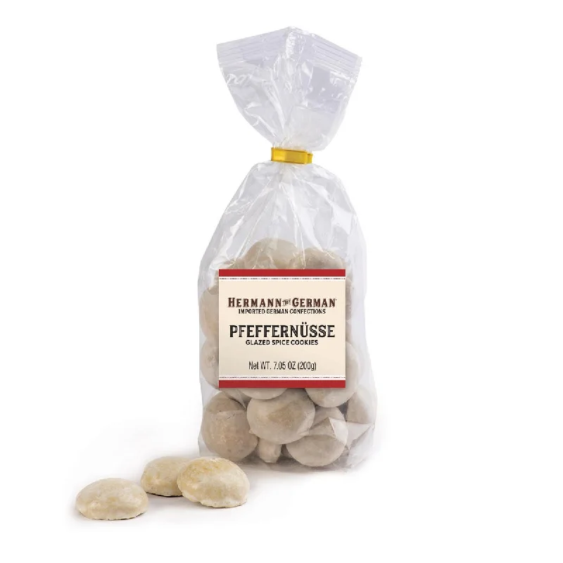 Hermann The German 7 oz. bag of Glazed Pfeffernuse Cookies