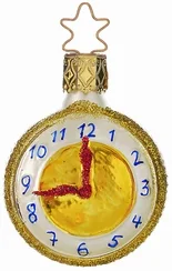 Herr Drosselmeier's Pocketwatch Ornament by Inge Glas of Germany