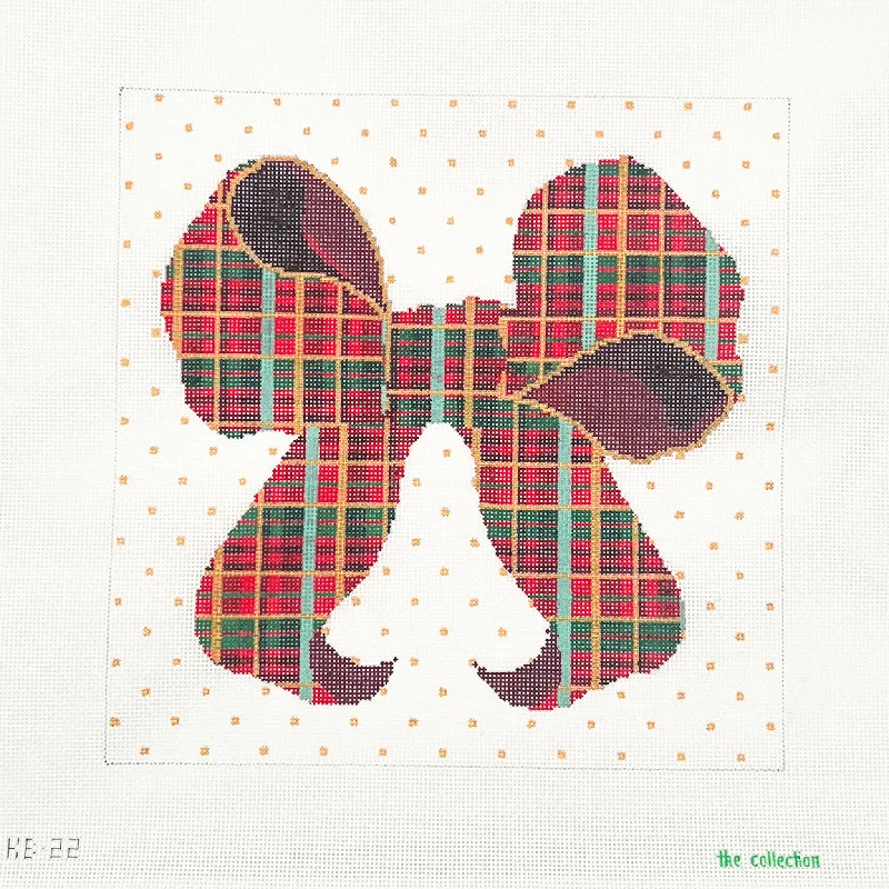 Holiday Plaid Bow