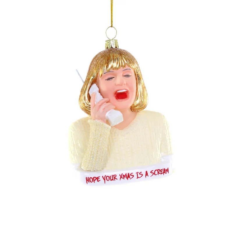 Hope Your Christmas Is A Scream Ornament 5"