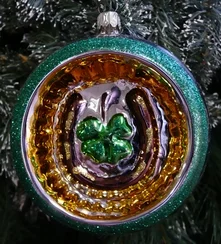 Horseshoe Reflector Ornament by Old German Christmas