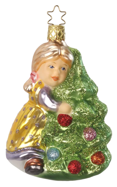 I Love Christmas - LifeTouch Ornament by Inge Glas of Germany