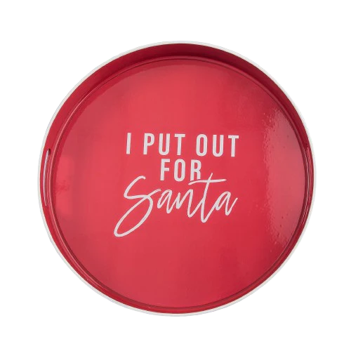 I Put Out For Santa Serving Tray