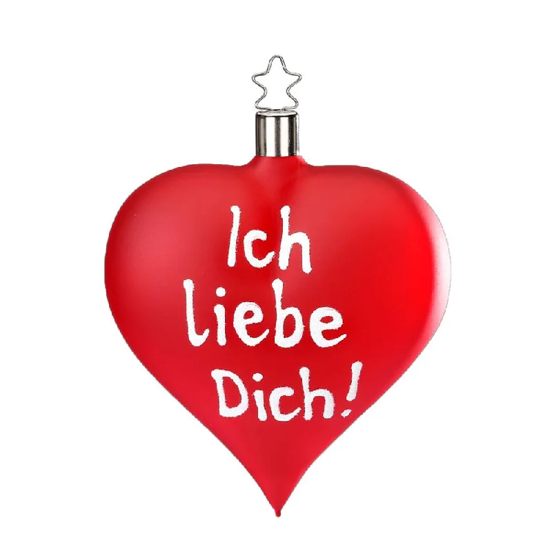 Ich Liebe Dich Heart by Inge Glas of Germany