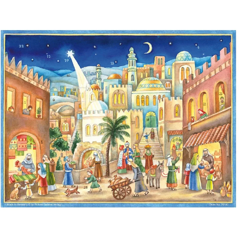 In the City of Bethlehem Advent Calendar by Richard Sellmer Verlag