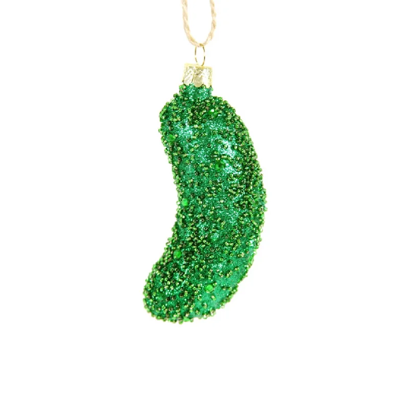 Jeweled Pickle Ornament 3.75"