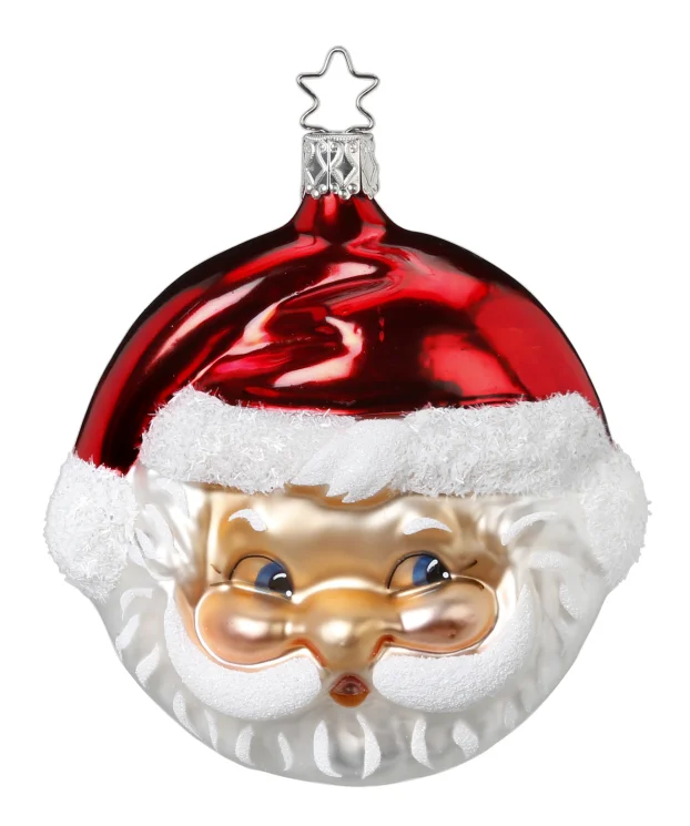 Jolly Claus Ornament by Inge Glas of Germany