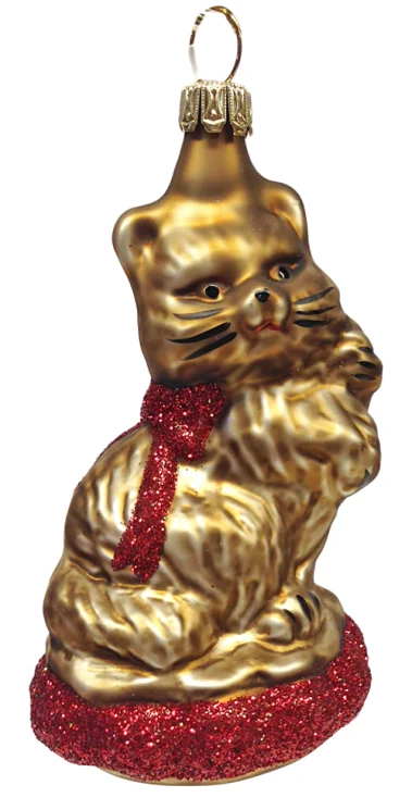 Kitten Cat Ornament by Old German Christmas