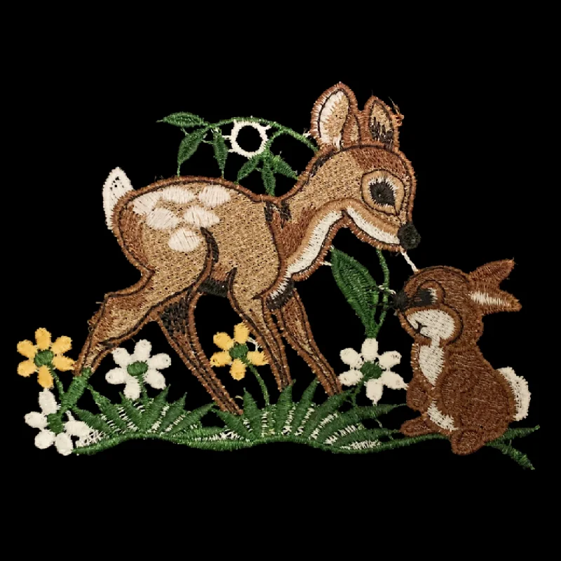 Lace Deer with Bunny