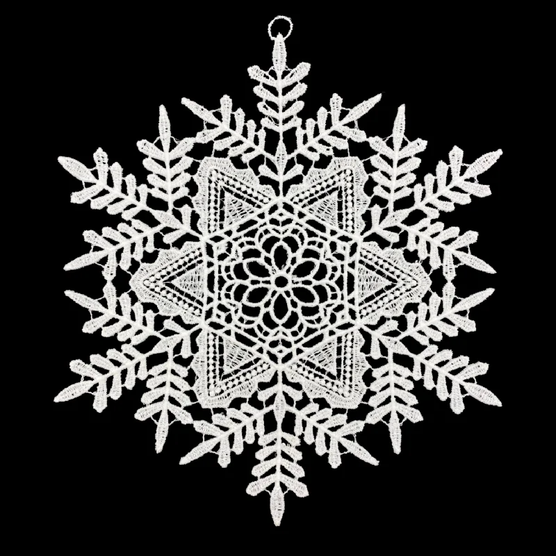 Large Branched Snowflake Window Hanging by StiVoTex Vogel