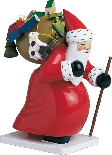 Large Santa with Toys Wooden Figurine by Wendt und Kuhn