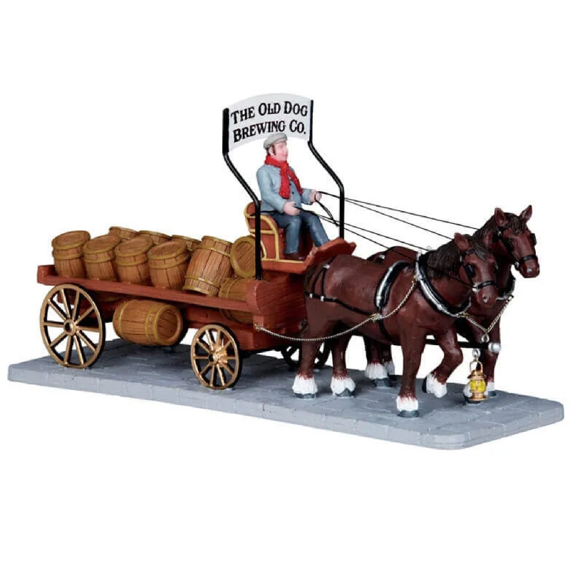 Lemax Caddington Village Table Piece: Brewer's Wagon #03847