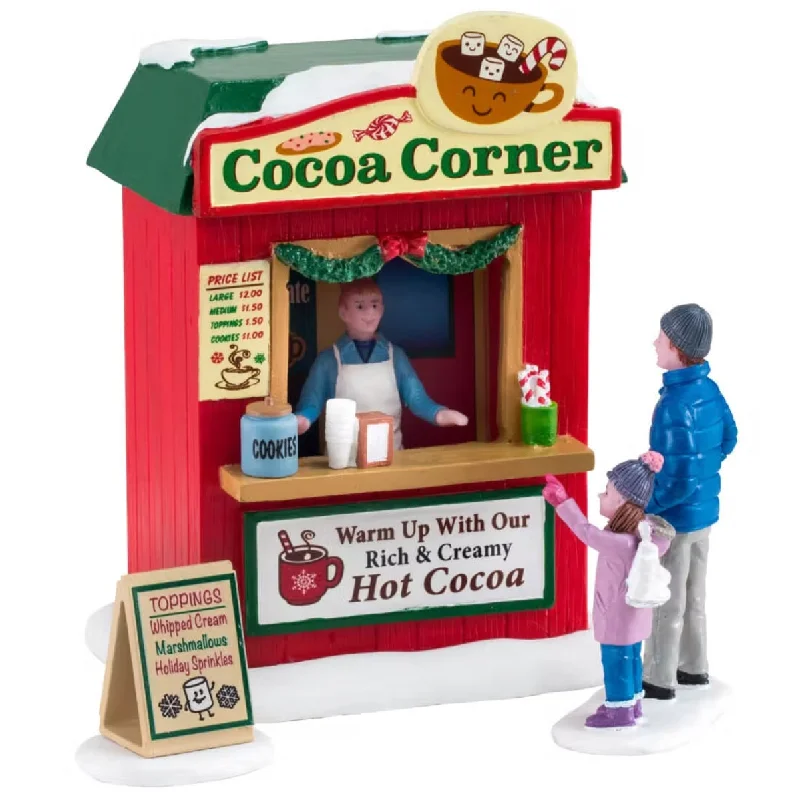 Lemax General Collectibles Table Piece: Cocoa Corner, Set of 3 #13571