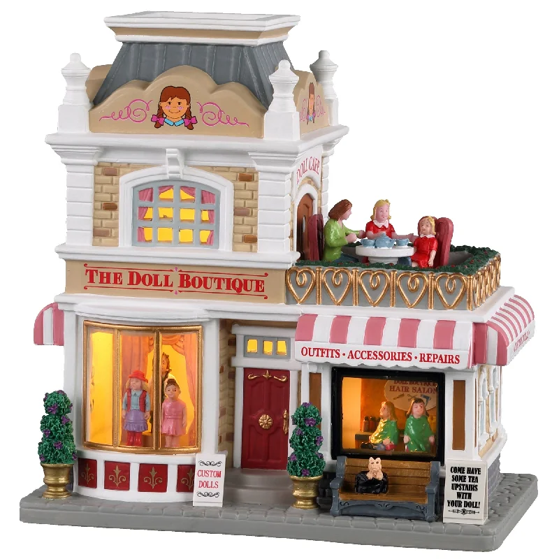 Lemax Harvest Crossing Lighted Building: The Doll Boutique #95535