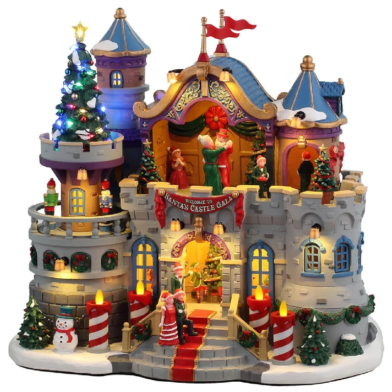 NEW 2024 Lemax Santa's Wonderland Sights & Sounds: Santa's Castle Gala #45270