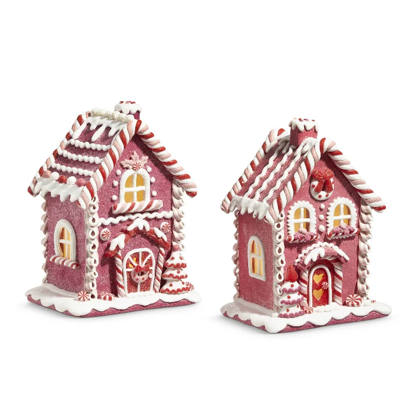 Lighted Gingerbread House 9 Inches Tall