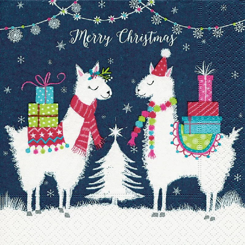 Llama Christmas Paper Luncheon Napkins by Paper and Design GmbH