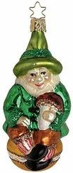 Lucky Leprechaun Ornament by Inge Glas of Germany