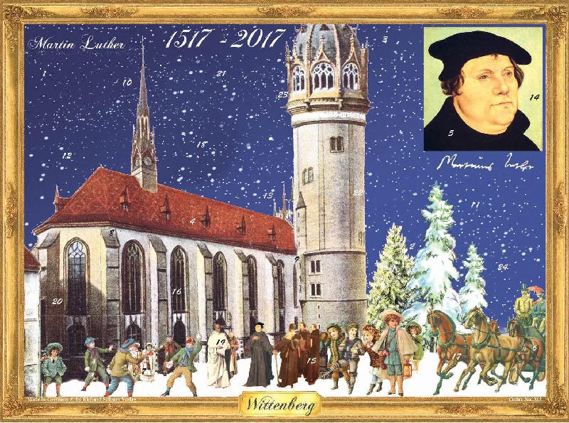 Martin Luther Advent Calendar by Richard Sellmer Verlag