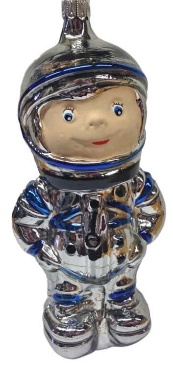 Matte Faced Astronaut Ornament by Hausdorfer Glas Manufaktur