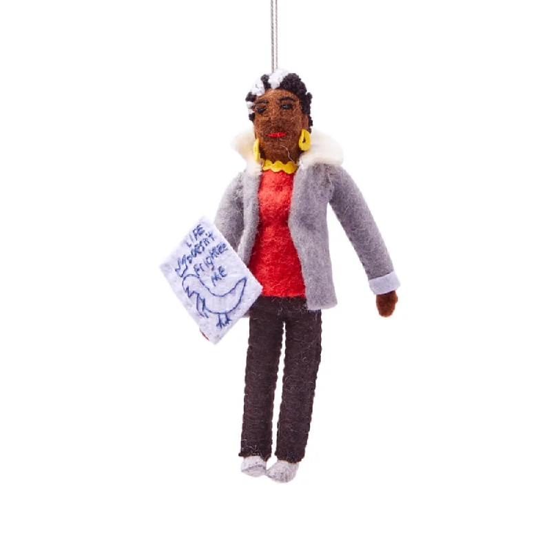 Maya Angelou Felt Ornament